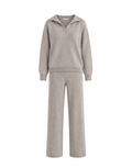 Cashmere Wool Blend Set - Taupe
